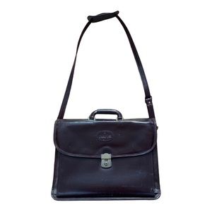 Bugatti leather briefcase Wine red color 16 x 12 inchs